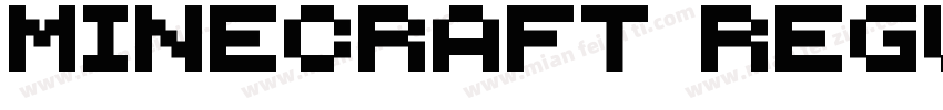 Minecraft Regular字体转换